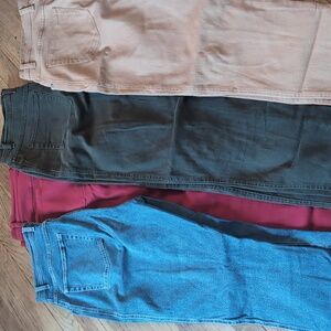 *4 Pairs* Denim Stretch casual Jeans size 14